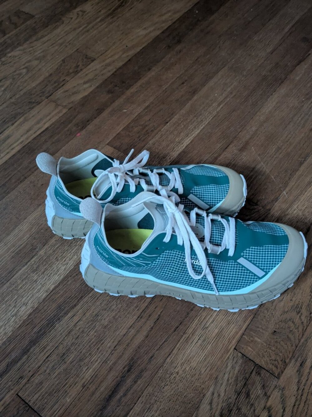 Norda 001A Horizon Green Trail Running Shoes Size W10 M8.5 – Excellent Condition
